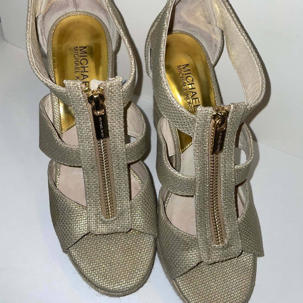 Michael Kors Berkeley Wedge Size 8 - image 1
